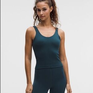 Long align tank teal size 8